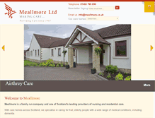 Tablet Screenshot of meallmorelodge.co.uk
